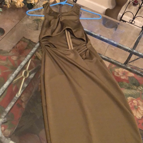 Olive Green Bodycon Dress - Picture 1 of 1